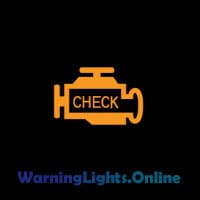 Mini Cooper Engine Check Malfunction Indicator Warning Light
