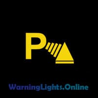 Parking Sensors Warning Light