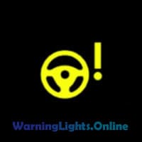 Power Steering Fault Warning Light