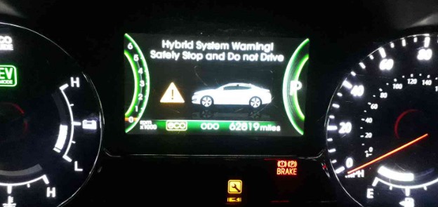 Prius Hybrid System Warning Light