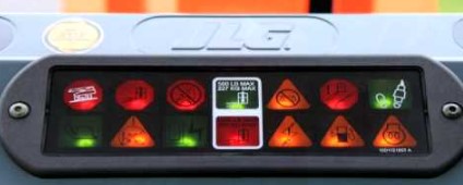 What are Jlg Boom Lift Warning Lights