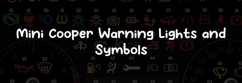 Mini Cooper Warning Lights and Symbols