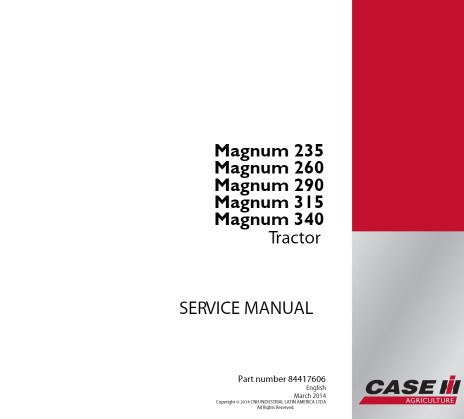 Case Magnum tractor service manual