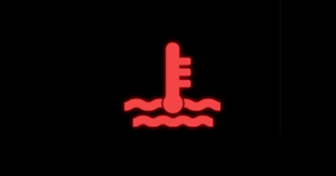 Coolant Level Temperature Symbol On Case Skid Steer Warning Light