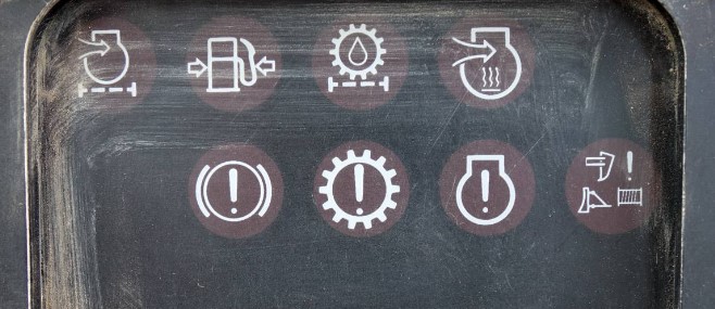 caterpillar dashboard warning lights explained d8 dozer