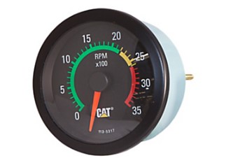 Tachometer on Caterpillar