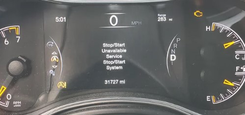 What Does It Mean When the Service Stop Start System Warning Light Is On