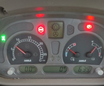 What are Case Tractor Warning Lights