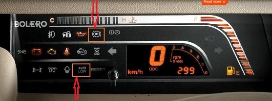What are Mahindra Bolero Dashboard Warning Lights