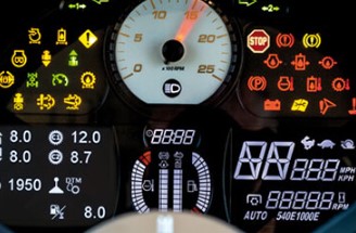 What are the Case Vestrum Tractor Warning Lights and Symbols for