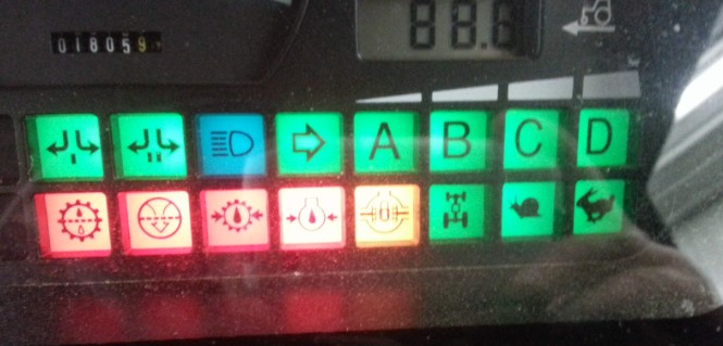 What do the warning lights mean