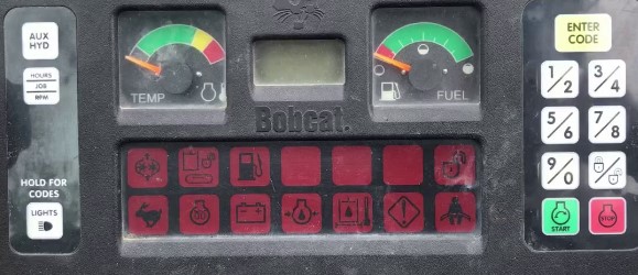 Hydraulic Oil Bobcat Warning Light