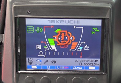 What do the Takeuchi Warning Lights Symbols mean