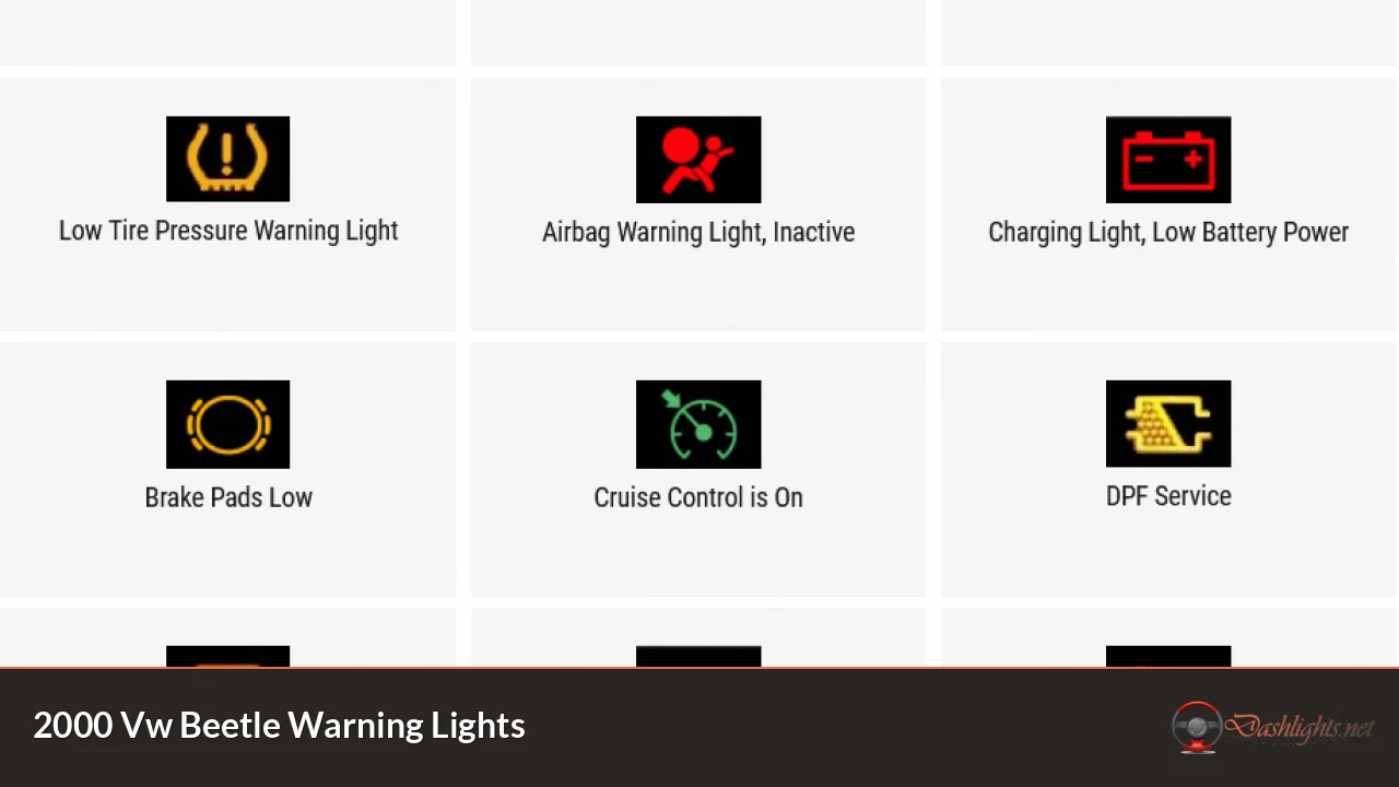 2000 Vw Beetle Warning Lights