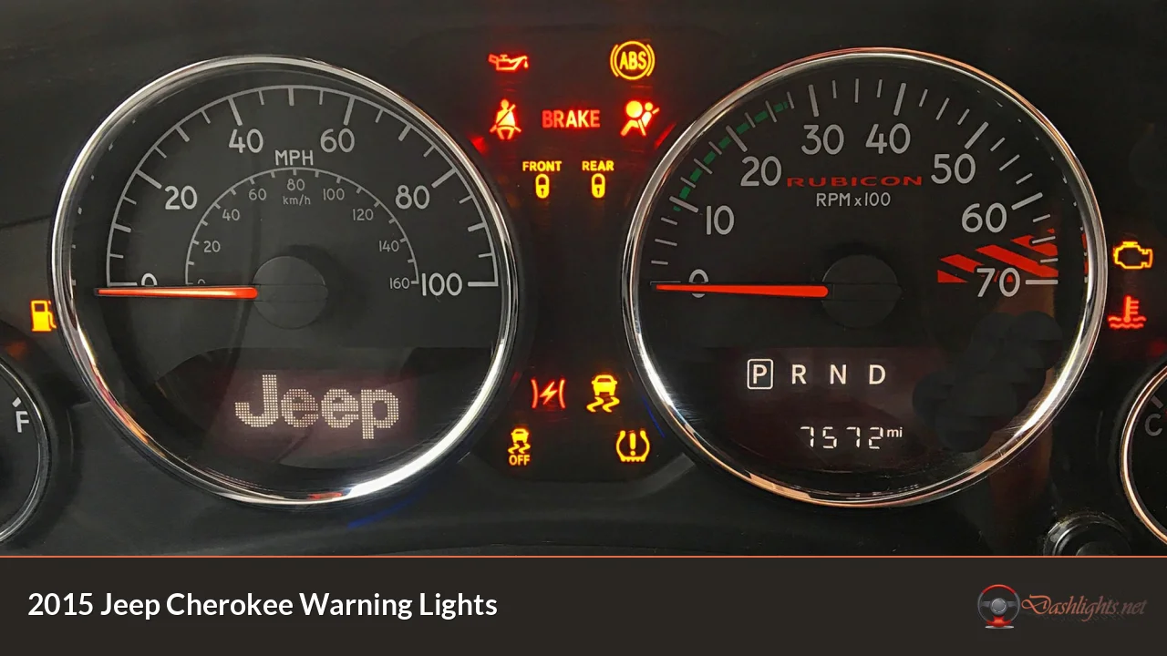 2015 Jeep Cherokee Warning Lights