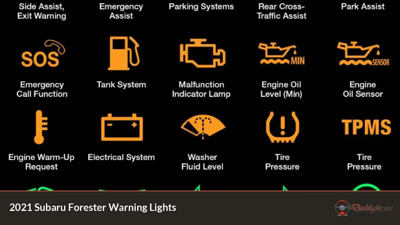 2021 Subaru Forester Warning Lights