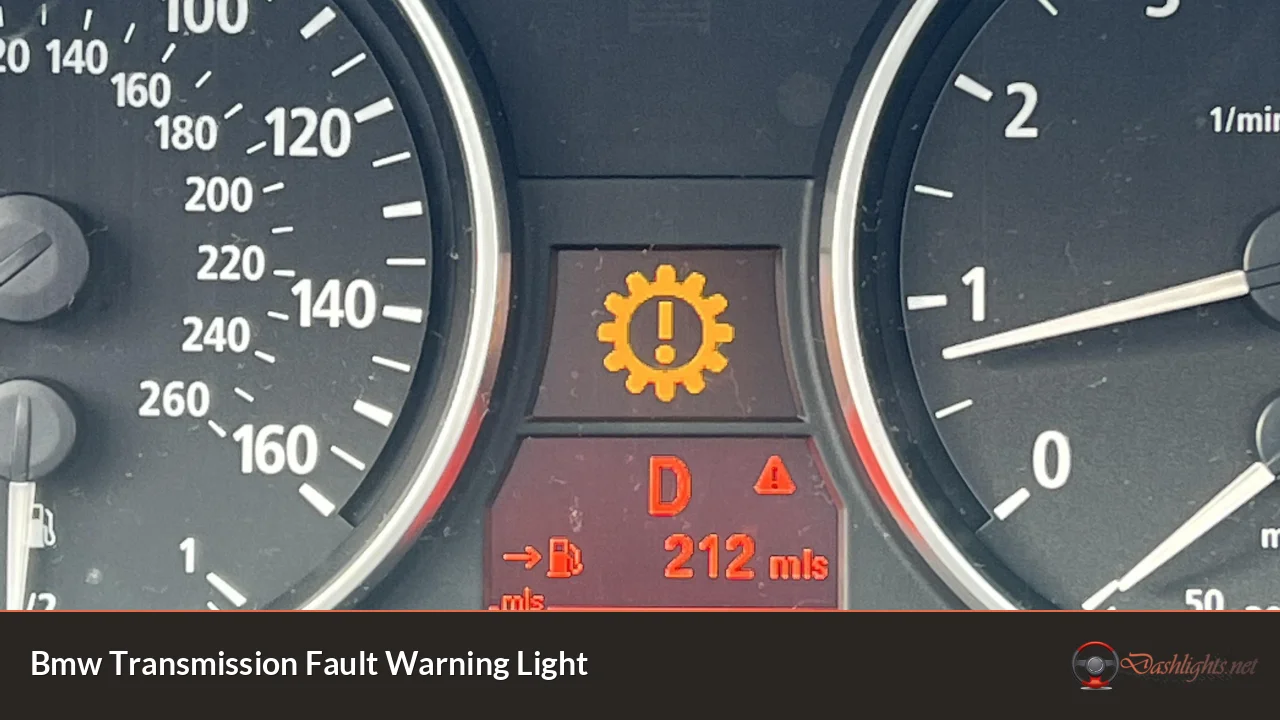 Bmw Transmission Fault Warning Light