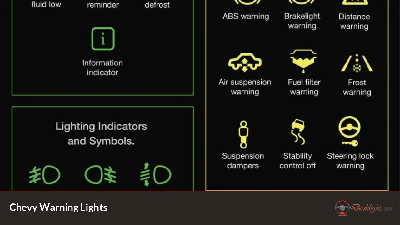 Chevy Warning Lights