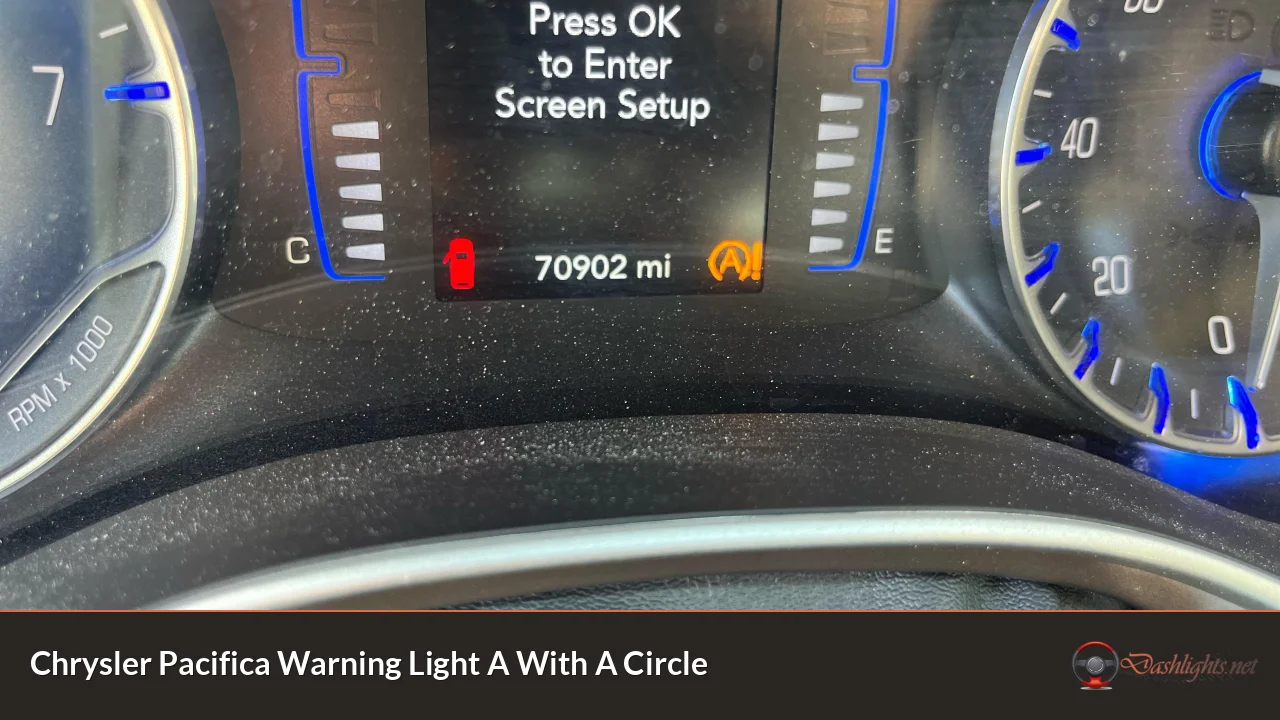 Chrysler Pacifica Warning Light A With A Circle