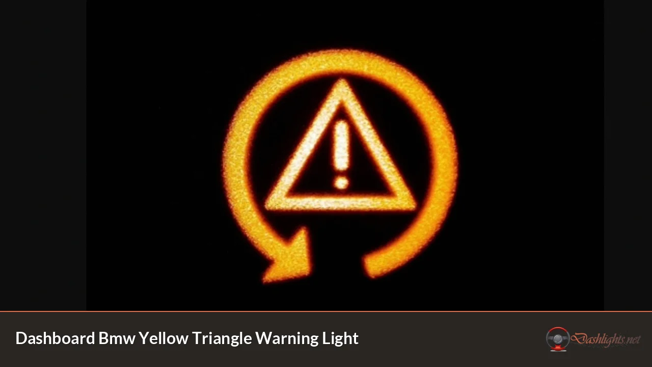 Dashboard Bmw Yellow Triangle Warning Light