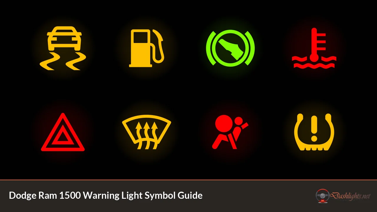 Dodge Ram 1500 Warning Light Symbol Guide