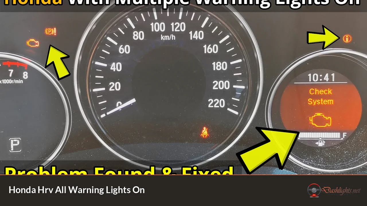 Honda Hrv All Warning Lights On