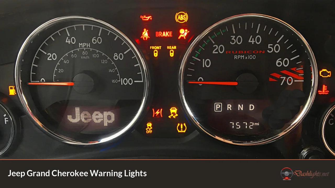 Jeep Grand Cherokee Warning Lights