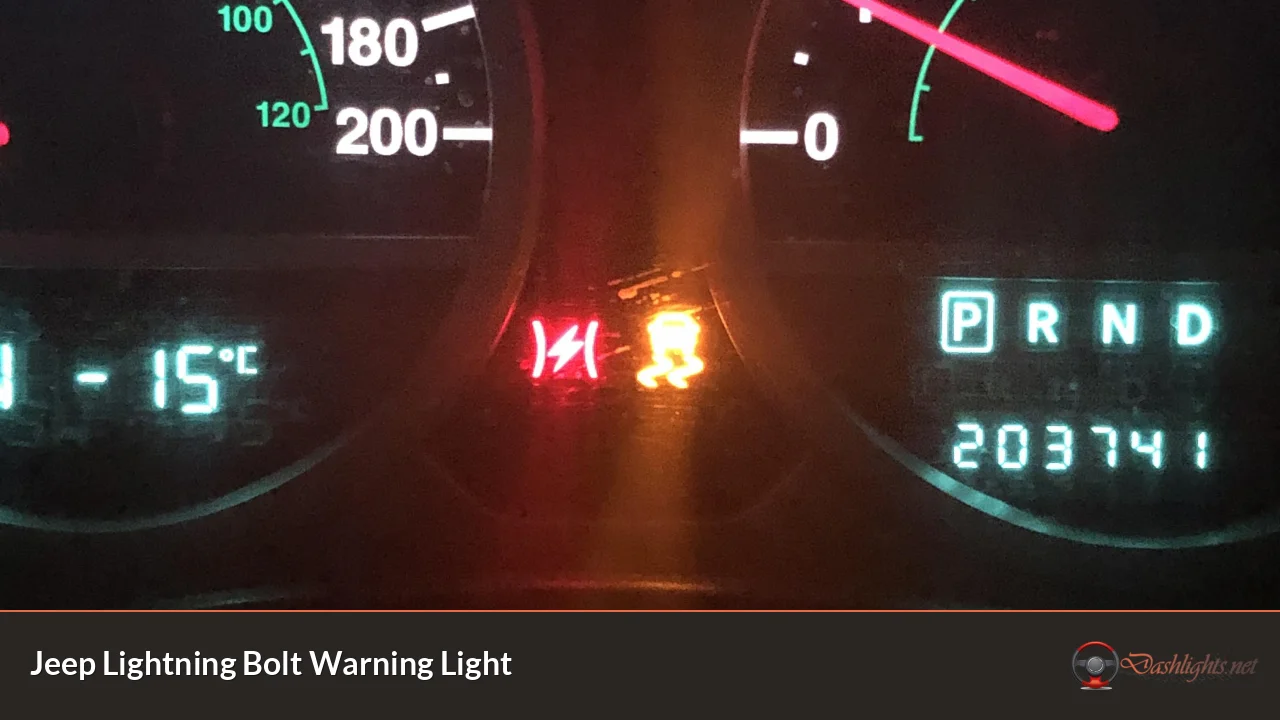 Jeep Lightning Bolt Warning Light