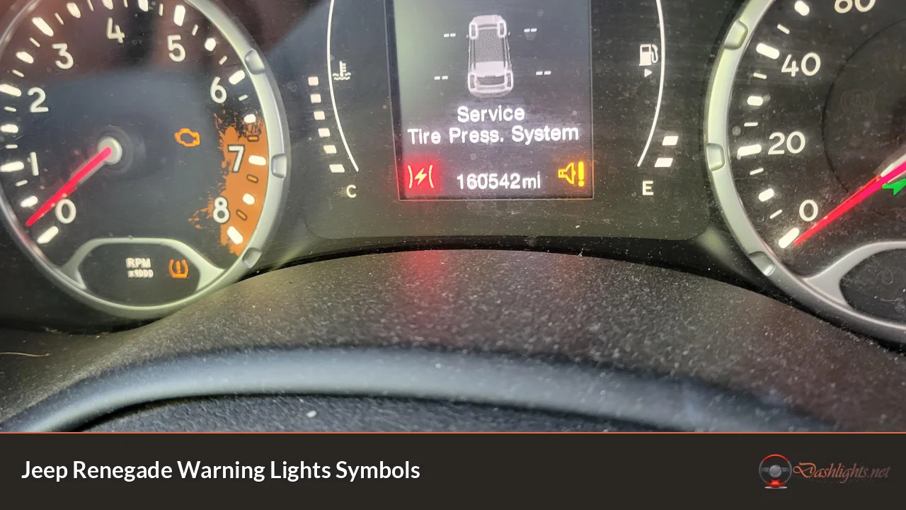 Jeep Renegade Warning Lights Symbols