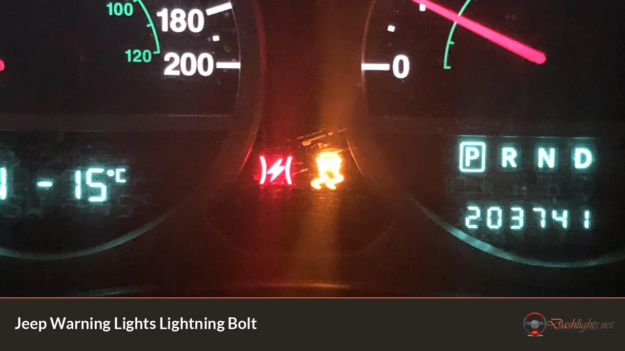 Jeep Warning Lights Lightning Bolt