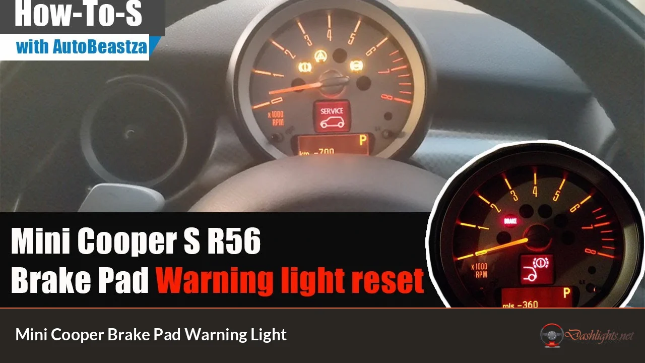 Mini Cooper Brake Pad Warning Light