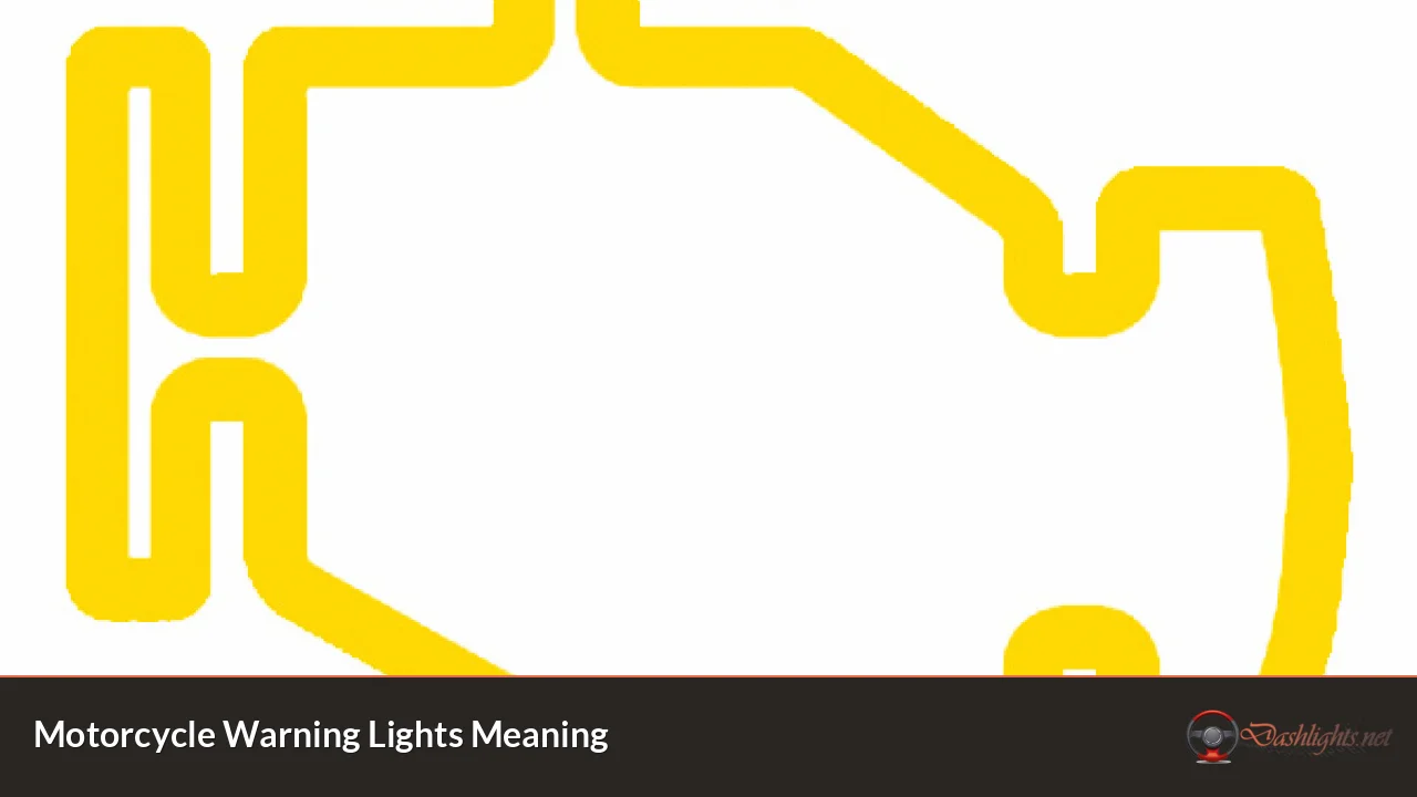 Motorcycle Warning Lights Meaning