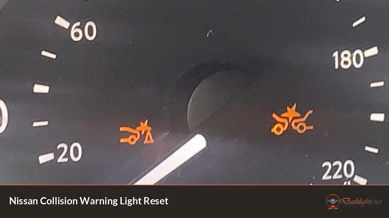 Nissan Collision Warning Light Reset