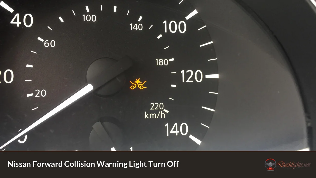 Nissan Forward Collision Warning Light Turn Off