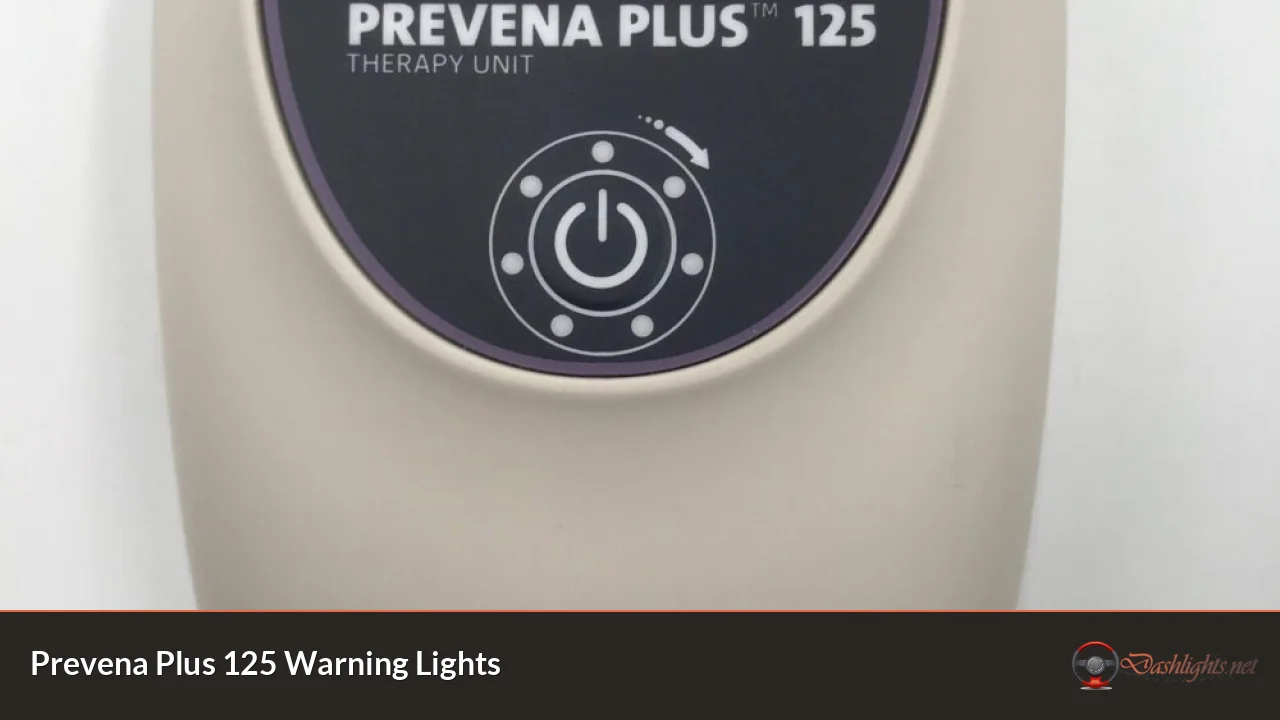 Prevena Plus 125 Warning Lights