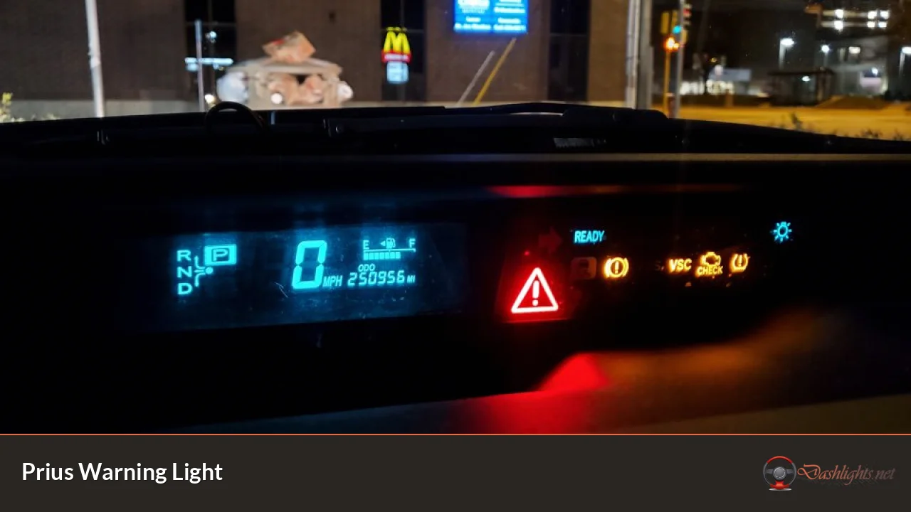 Prius Warning Light