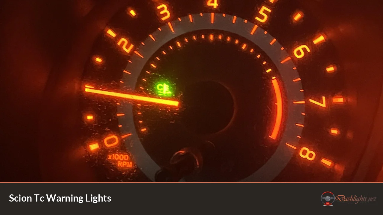 Scion Tc Warning Lights