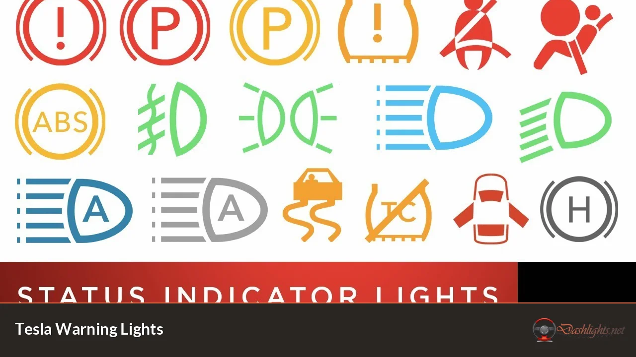 Tesla Warning Lights