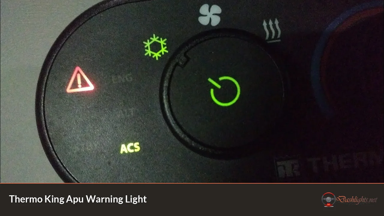 Thermo King Apu Warning Light