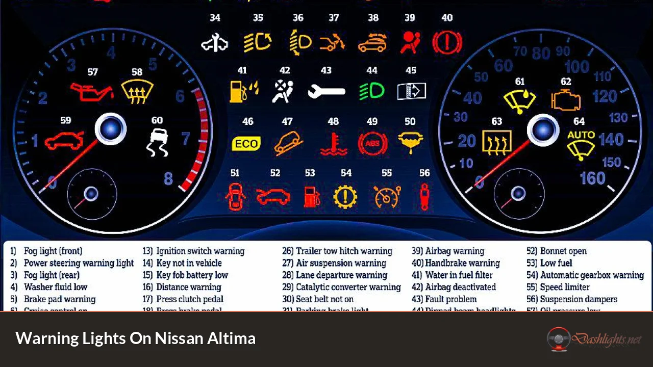 Warning Lights On Nissan Altima