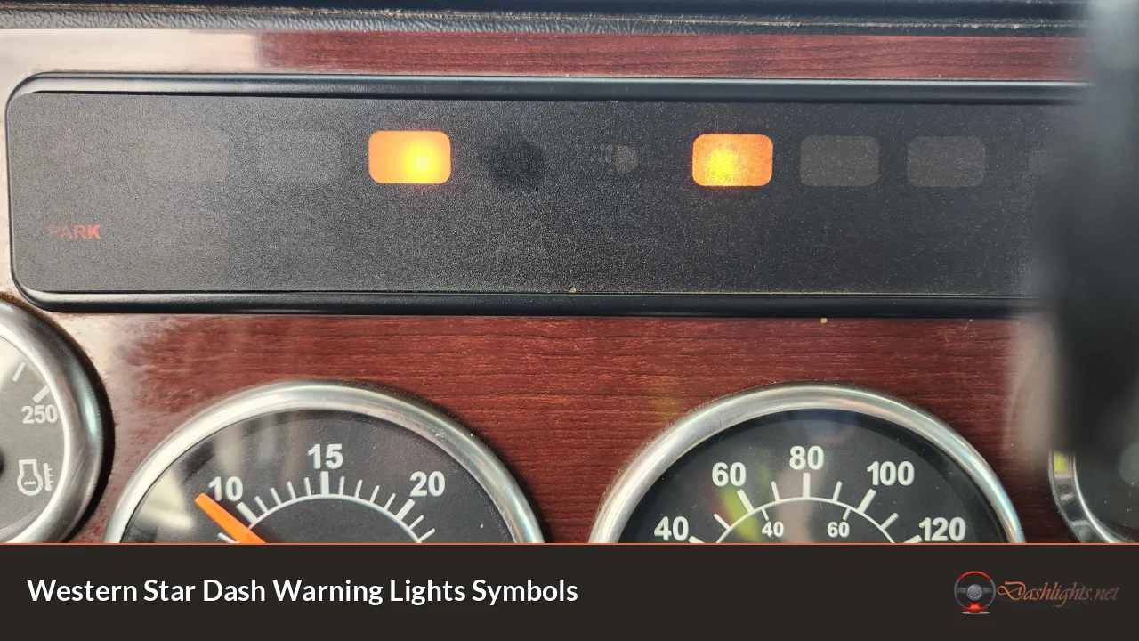 Western Star Dash Warning Lights Symbols