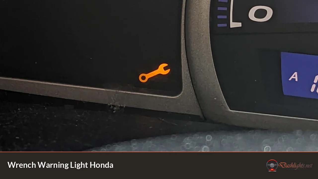 Wrench Warning Light Honda